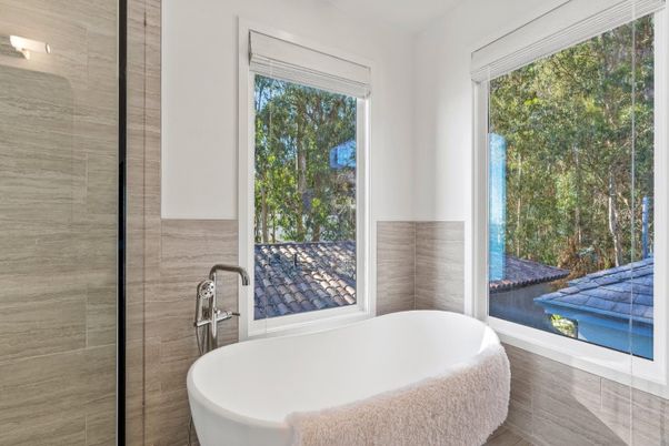 Bathroom, Free Standing Baths, Glass Shower, Interior