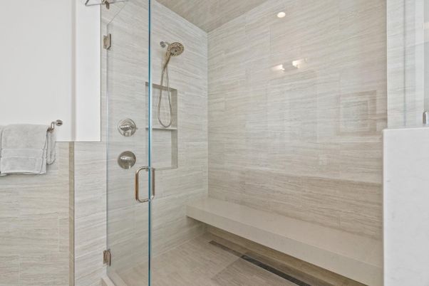 Bathroom, Glass Shower, Interior