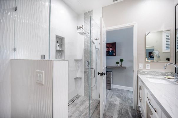 Bathroom, Glass Shower, Interior