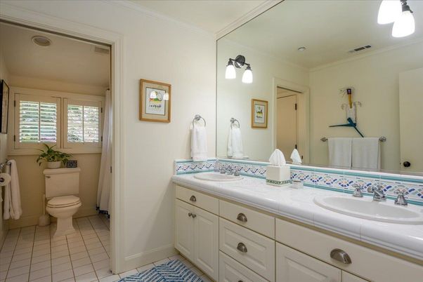Bathroom, Dual Sink Vanities, Interior, Tile Countertops