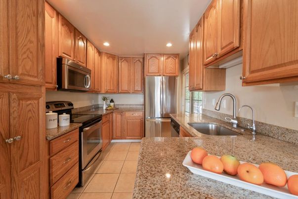 Interior, Kitchen, Recessed Lighting, Stainless Steel Appliances