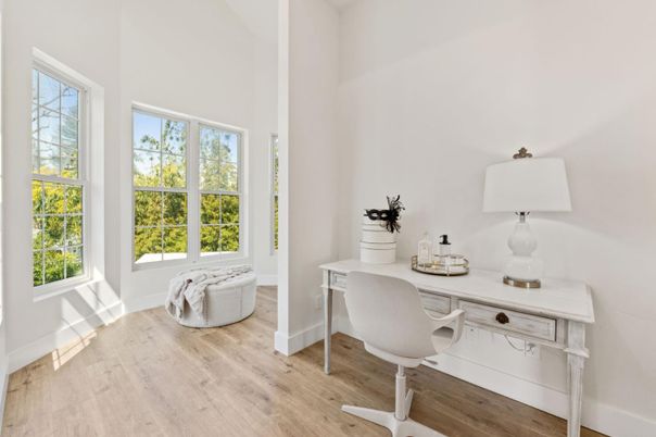 Home Office, Interior, Wood Texture Flooring