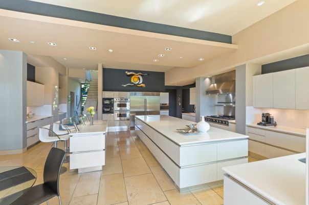 Interior, Kitchen, Recessed Lighting, Stainless Steel Appliances