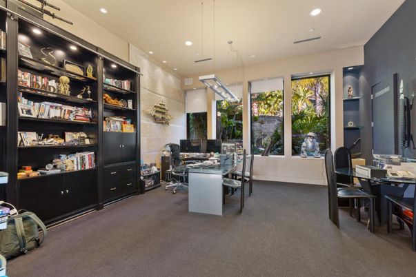 Home Office, Interior, Pendant Lights, Recessed Lighting