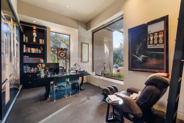 Home Office, Interior, Recessed Lighting