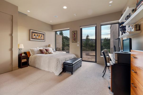 Bedroom, Home Office, Interior, Recessed Lighting