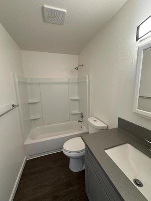 Bathroom, Interior, Wood Texture Flooring