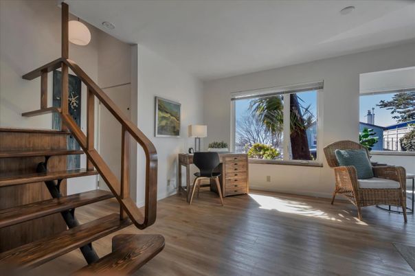 Home Office, Interior, Wood Texture Flooring
