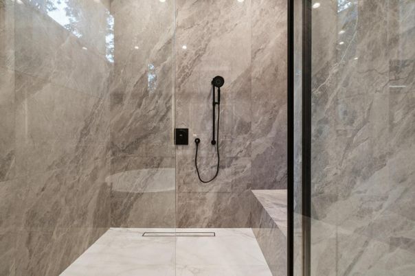 Bathroom, Glass Shower, Interior