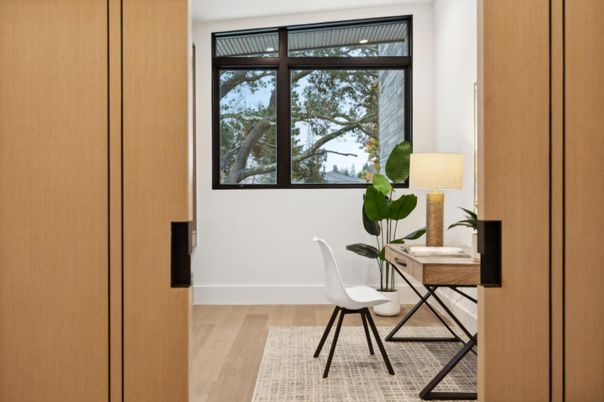 Home Office, Interior, Wood Texture Flooring