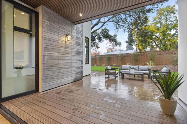 Exterior, Wood Texture Flooring