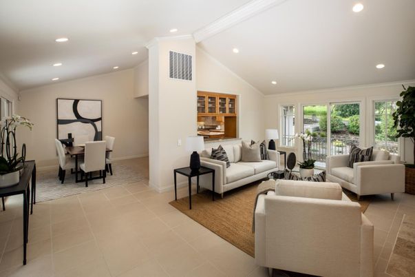 Dining room, Interior, Living room, Recessed Lighting
