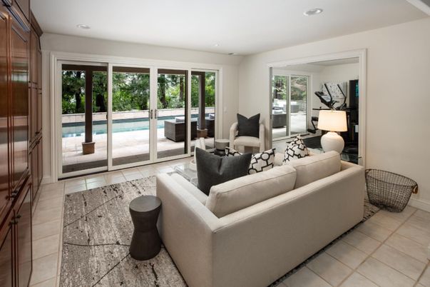 Interior, Living room, Recessed Lighting