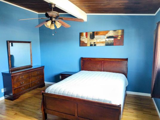 Bedroom, Interior, Wooden Ceilings, Wood Texture Flooring
