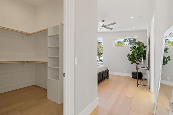 Interior, Recessed Lighting, Walk-in Closets, Wood Texture Flooring