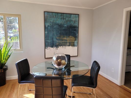 Dining room, Interior, Wood Texture Flooring
