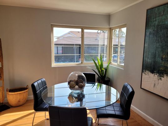 Dining room, Interior, Wood Texture Flooring