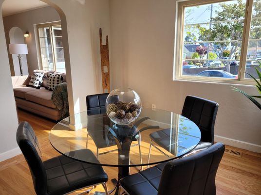 Dining room, Interior, Wood Texture Flooring