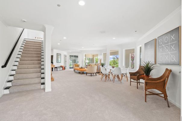Dining room, Interior, Recessed Lighting