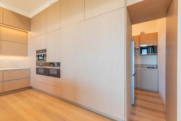 Interior, Kitchen, Wood Texture Flooring