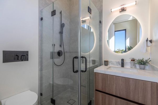 Bathroom, Glass Shower, Interior