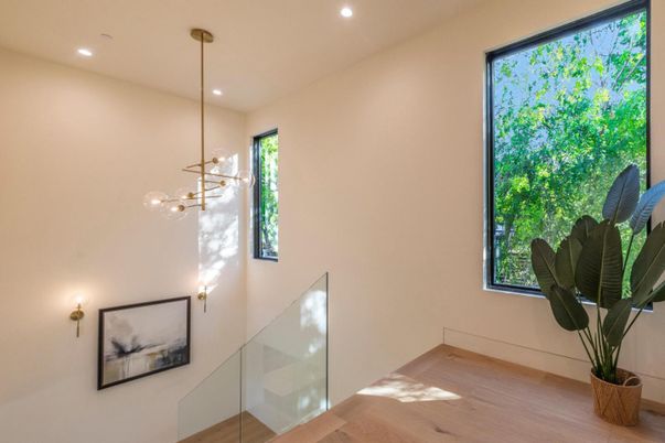 Interior, Pendant Lights, Recessed Lighting, Wood Texture Flooring