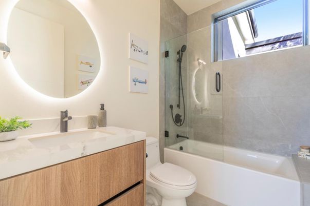 Bathroom, Glass Shower, Interior