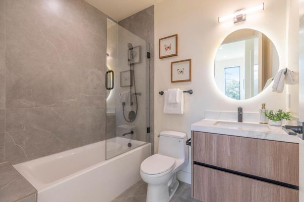 Bathroom, Glass Shower, Interior