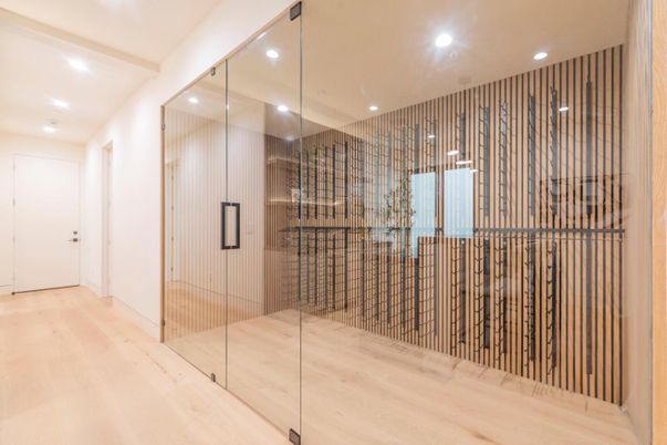 Interior, Recessed Lighting, Wine Storage, Wood Texture Flooring