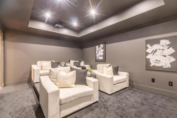 Interior, Recessed Lighting, Theatre Room