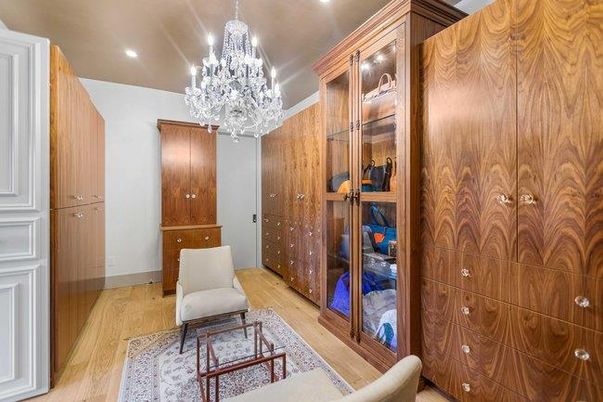 Chandelier, Interior, Recessed Lighting, Wood Texture Flooring