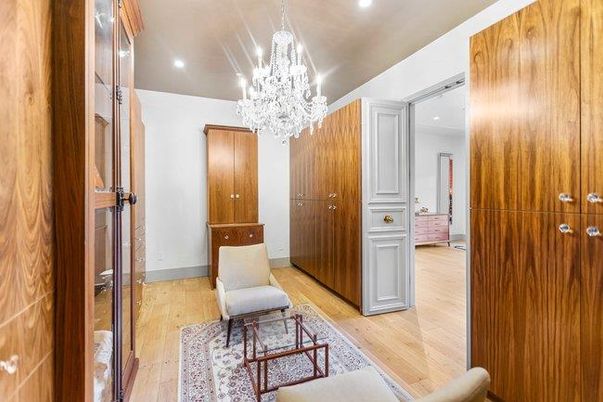 Chandelier, Interior, Recessed Lighting, Wood Texture Flooring
