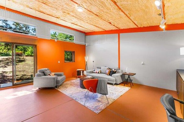 Interior, Living room, Recessed Lighting
