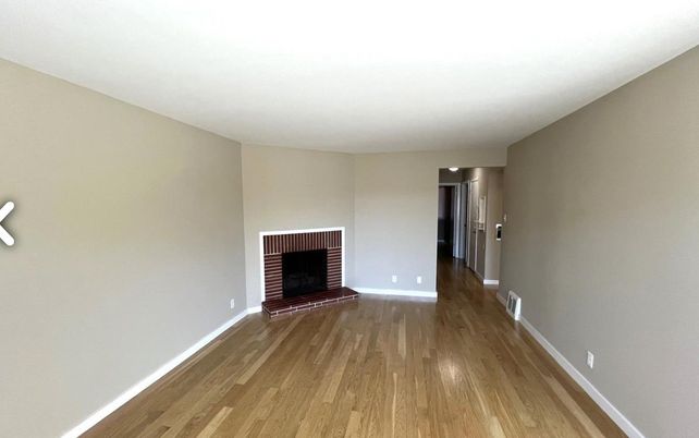 Empty room, Fireplace, Interior, Wood Texture Flooring