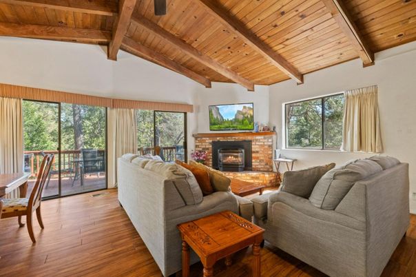 Fireplace, Interior, Living room, Wooden Beams, Wooden Ceilings, Wood Texture Flooring