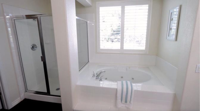 Bathroom, Glass Shower, Interior
