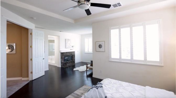 Fireplace, Interior, Wood Texture Flooring