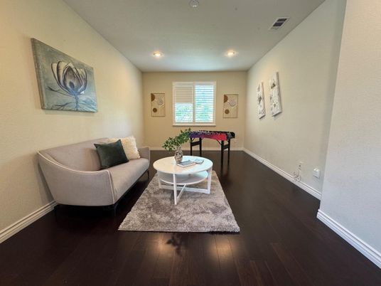 Game Room, Interior, Living room, Recessed Lighting, Wood Texture Flooring