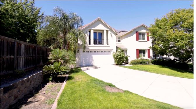 Attached, Backyard, Exterior, Facade, Mediterranean