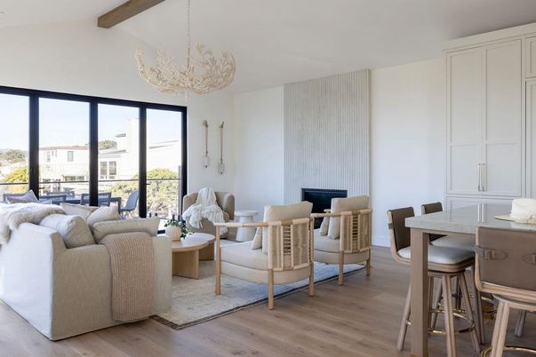 Chandelier, Dining room, Interior, Living room, Wooden Beams, Wood Texture Flooring