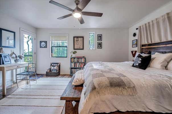 Bedroom, Interior, Wood Texture Flooring