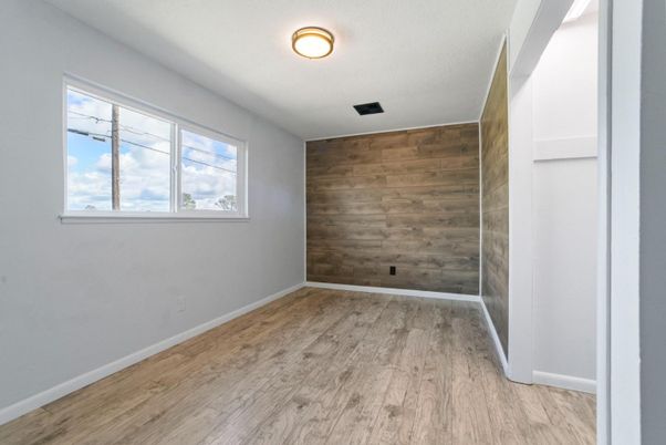 Empty room, Interior, Wood Texture Flooring, Wooden Walls