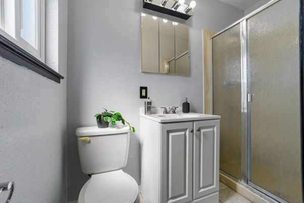 Bathroom, Glass Shower, Interior