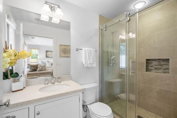Bathroom, Glass Shower, Interior