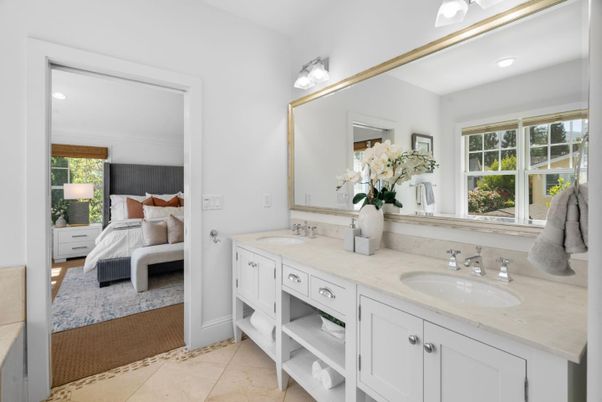 Bathroom, Bedroom, Dual Sink Vanities, Interior, Recessed Lighting