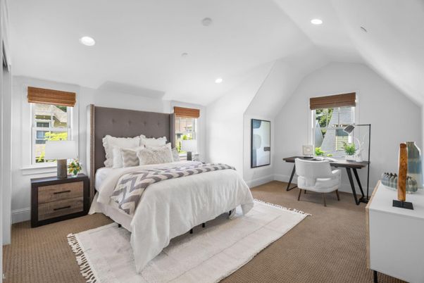 Bedroom, Home Office, Interior, Recessed Lighting