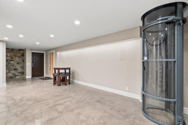 Interior, Recessed Lighting, Stone Walls