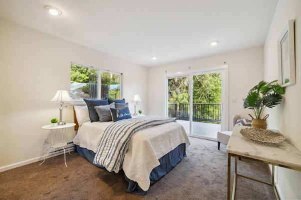Bedroom, Interior, Recessed Lighting