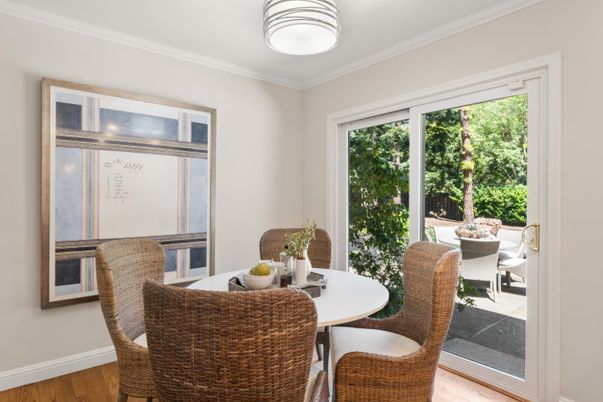 Dining room, Interior, Wood Texture Flooring