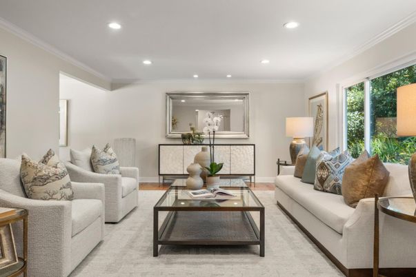 Interior, Living room, Recessed Lighting